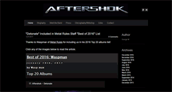 Desktop Screenshot of aftershok.com